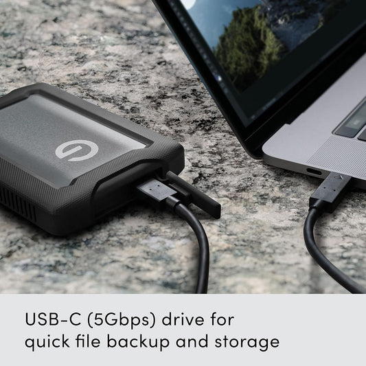 SANDISK PROFESSIONAL 5TB G-DRIVE ARMORATD - EXTERNAL HARD DRIVE HDD , SDPH81G-005T-GBAND
