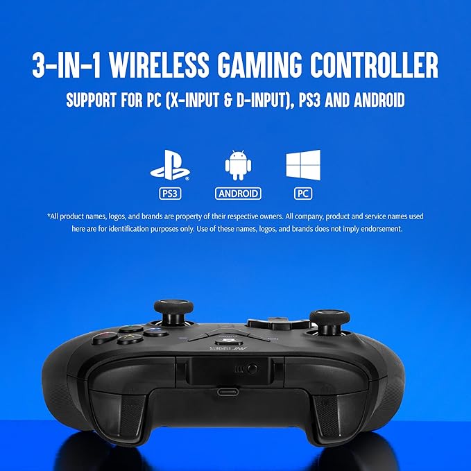ANT ESPORTS GP365 PRO WIRELESS GAMEPAD BLACK