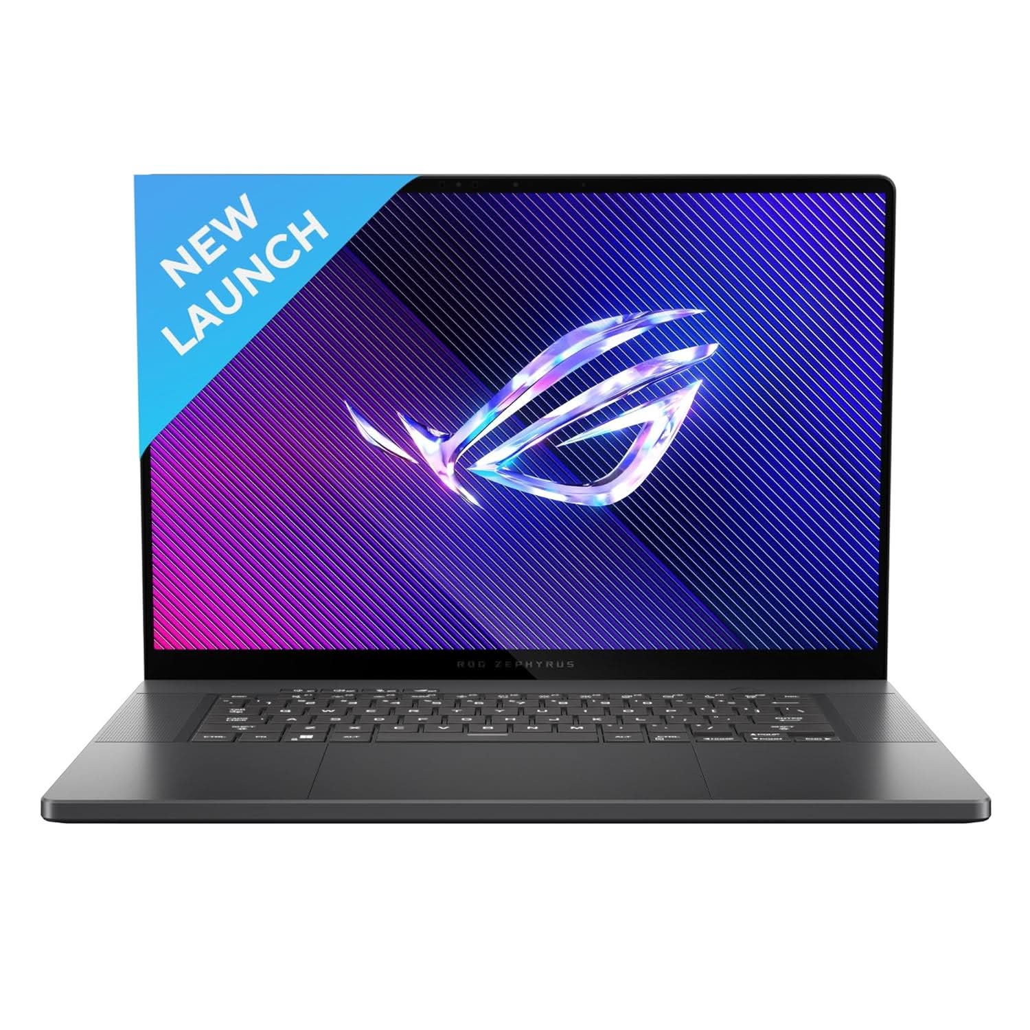 ASUS ROG ZEPHYRUS G16 (2024), CORE ULTRA 7 155H INTEL AI BOOST NPU, 16 INCH(40.64CM) 2.5K 240HZ, GAMING LAPTOP (16GB LPDDR5X/1TB/8GB RTX 4070/WIN11/1-ZONE RGB/90WHR/GRAY/1.85KG), GU605MI-QP001WS