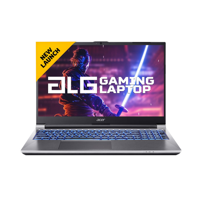 ACER ALG GAMING LAPTOP 13TH GEN INTEL CORE I7 PROCESSOR (16GB DDR4/1TB SSD/6GB RTX3050 GRAPHICS/144HZ/WIN11HOME/WIFI 6) WITH 39.62CM (15.6 INCH) FHD DISPLAY, PREMIUM METAL BODY, STEEL GRAY, 1.99KG UN.34LSI.007