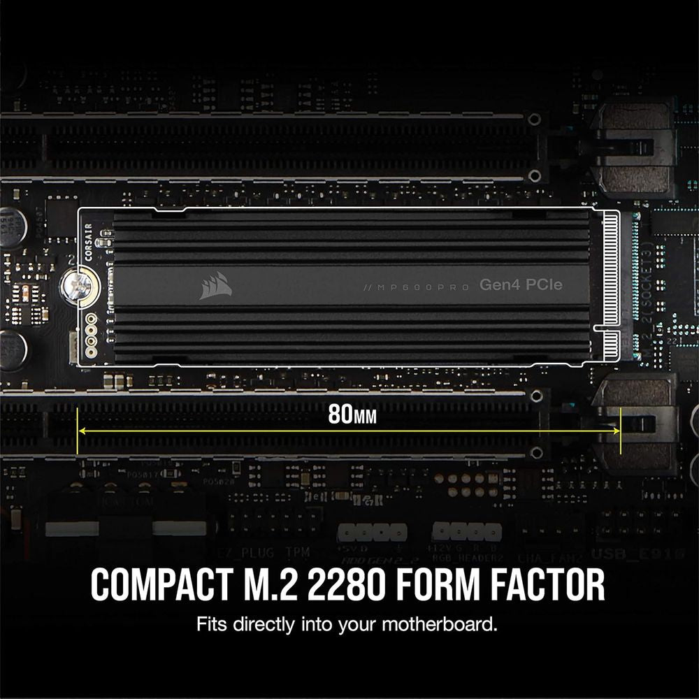CORSAIR MP600 Pro LPX 4TB M.2 NVME Gen4 Internal Solid State Drive ( SSD )