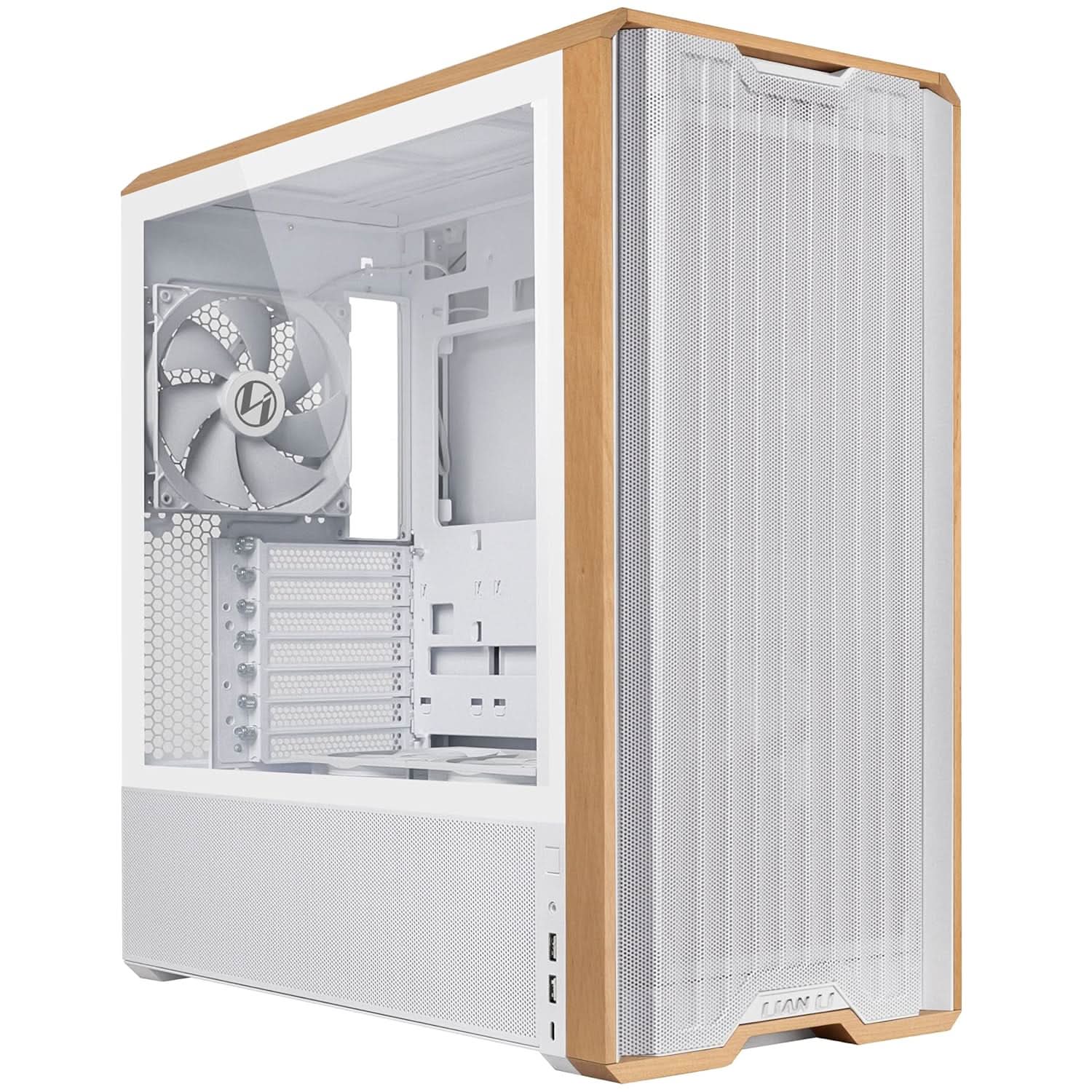 LIAN LI LANCOOL 217 MID-TOWER GAMING CABINET - WHITE (G99.LAN217W.IN)