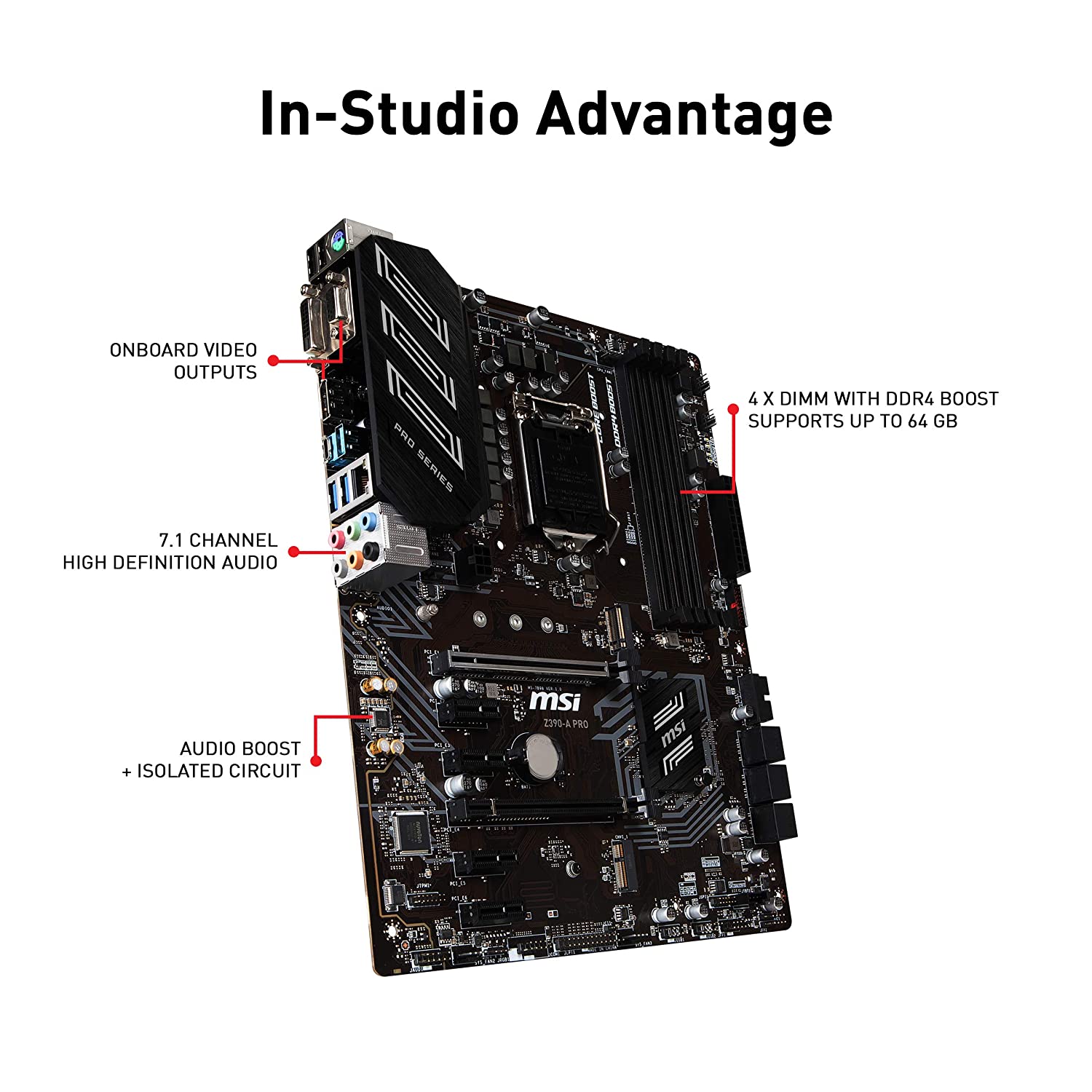 MSI Z490-A pro DDR4 Intel Motherboard