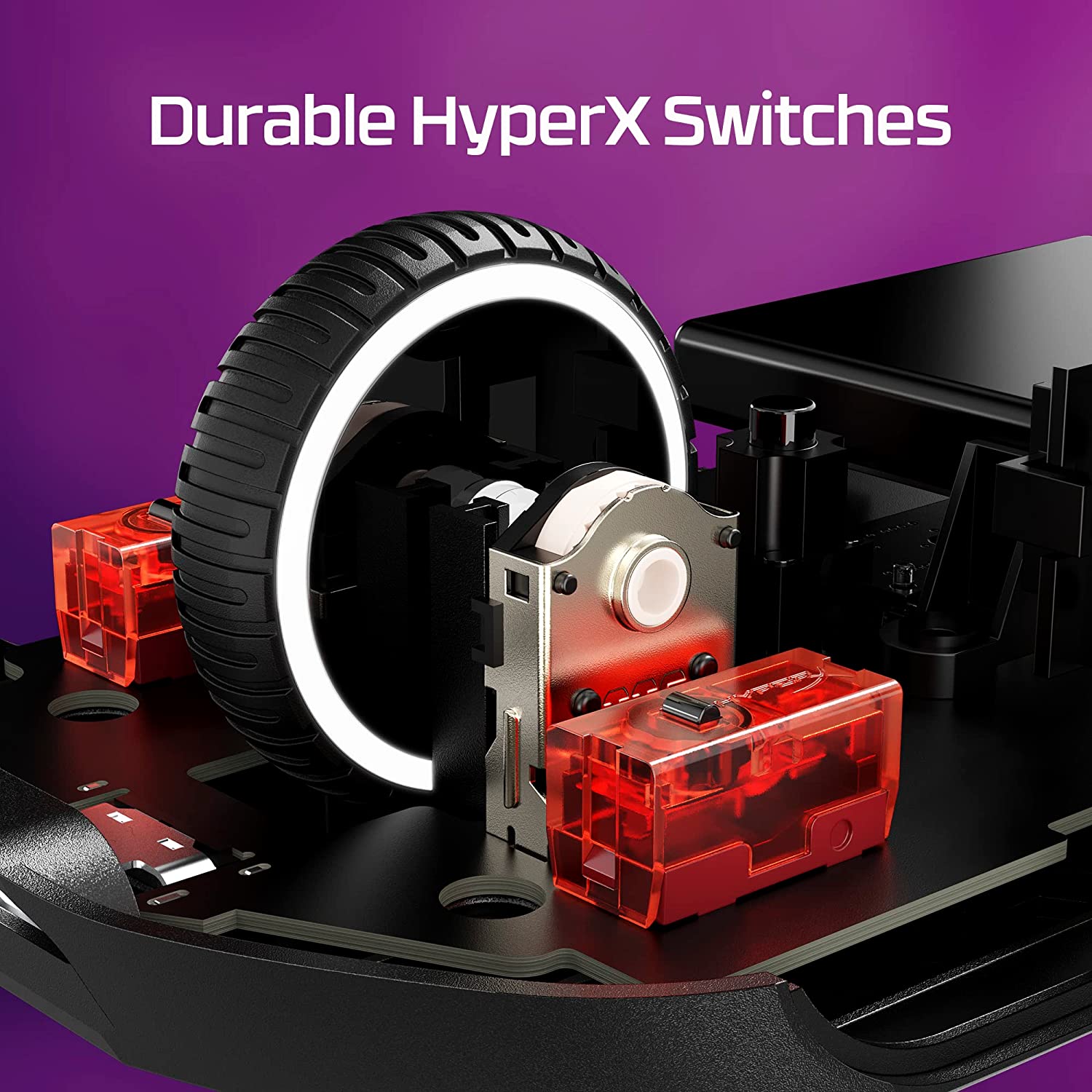 HYPERX Pulsefire Haste 2 Wireless Ambidextrous Gaming Mouse ( 26000DPI / 6 Macro Buttons ) ( Black )