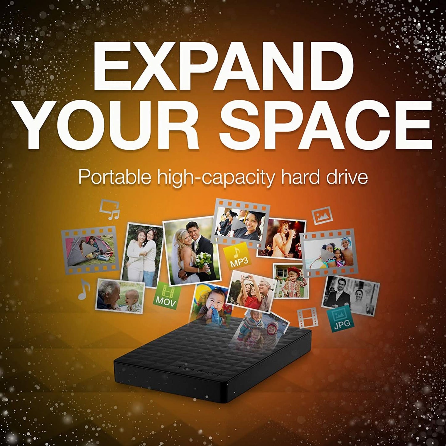 SEAGATE EXPANSION 2TB EXTERNAL HDD