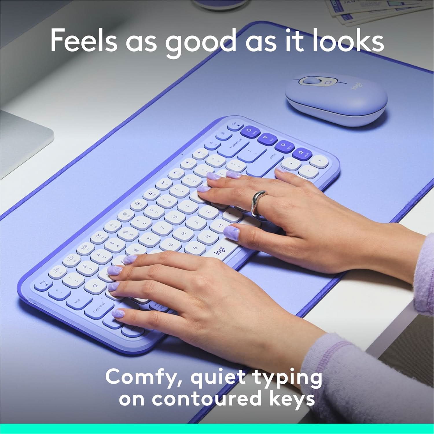 LOGITECH POP ICON BLUETOOTH KEYBOARD WHITE