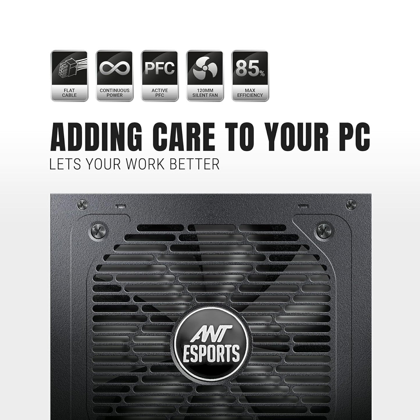 ANT ESPORTS 650W FG650 GOLD NON MODULAR SMPS