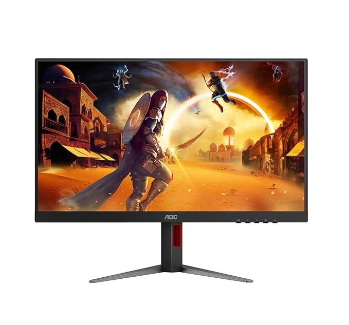 AOC 24 FAST IPS, FHD 1920x1080, 180 Hz, 0.5ms, 300 cd/mΒ², HDMI 2.0 x 1, DP 1.4 x 1, NTSC 113% / sRGB 126% with Hight Adiustable Stand