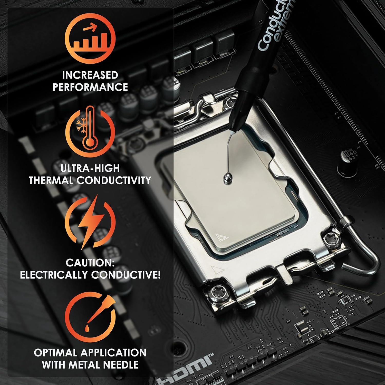 THERMAL GRIZZLY CONDUCTONAUT EXTREME 1 GRAM ULTRA HIGH PERFORMANCE THERMAL PASTE