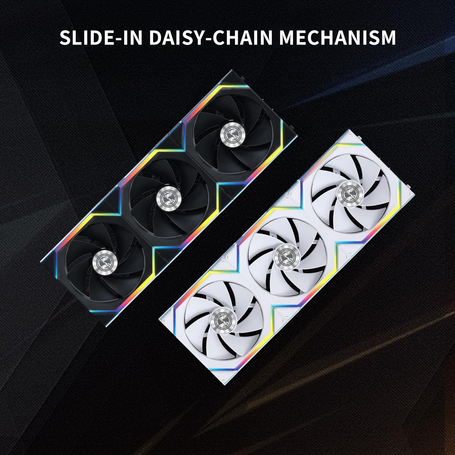 LIAN LI UNI FAN SL-WIRELESS 120-TRIPLE PACK (REVERSE BLADE) PERFORMANCE ARGB FAN G99.12RSL1W3B.IN