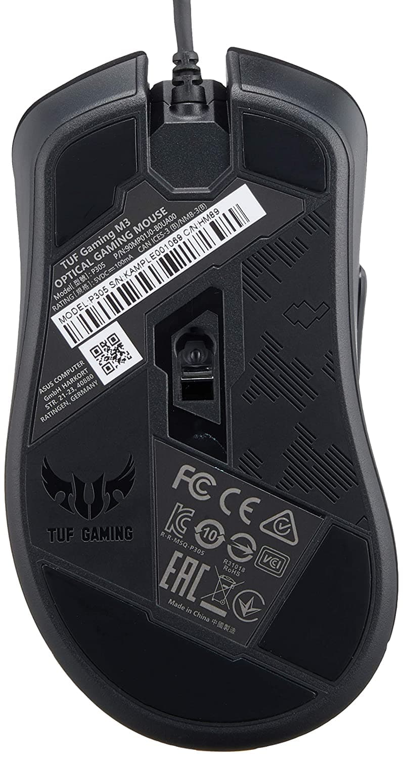ASUS TUF M3 Wired Ergonomic RGB Gaming Mouse ( TUF-GAMING-M3-GEN-II ) ( 7000DPI / 7 Macro Buttons ) ( Black )