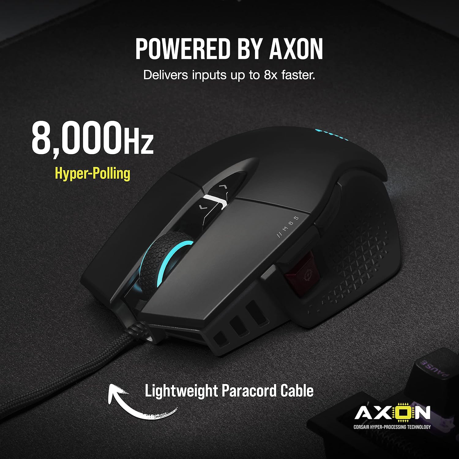 CORSAIR M65 RGB ULTRA TUNABLE FPS GAMING USB MOUSE