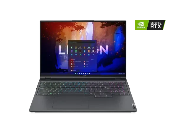 LENOVO LEGION 5 PRO AMD RYZEN 7 6800H 16 INCH (40.64CM) QHD IPS 165HZ 500NITS GAMING LAPTOP (32GB/1TB SSD/WIN 11/OFFICE 2021/NVIDIA RTX 3070 8GB/ALEXA/3 MONTH GAME PASS/STORM GREY/2.49KG), 82RG00AGIN