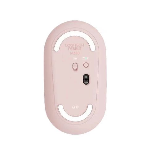LOGITECH Pebble M350 Wireless+Bluetooth Ambidextrous Gaming Mouse ( 910-005601 ) ( 1000DPI / 3 Macro Button ) ( Rose )