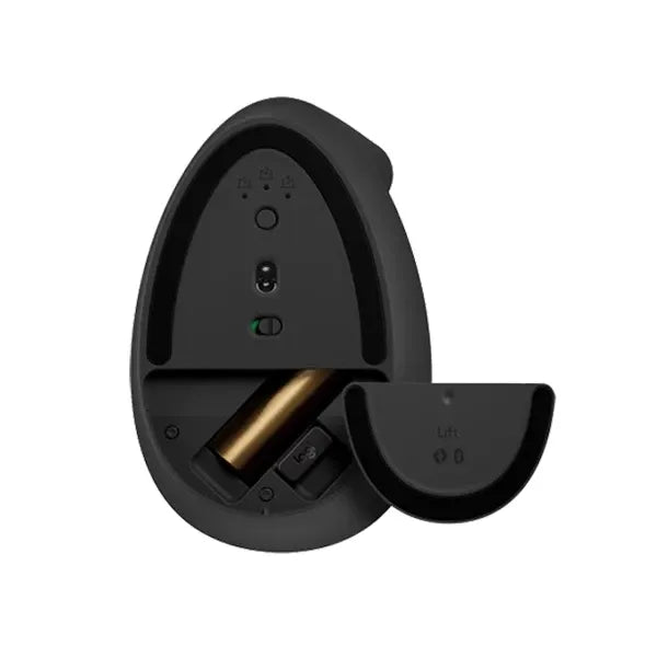 LOGITECH Lift Vertical Wireless Ergonomic Gaming Mouse ( 910-006479 ) ( 4000DPI / 6 Macro Buttons ) ( Graphite )