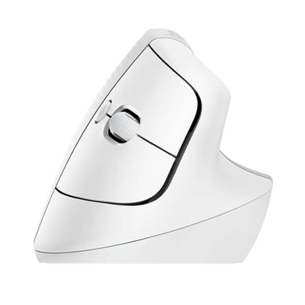 LOGITECH Lift Vertical Wireless Ergonomic Gaming Mouse ( 910-006480 ) ( 4000DPI / 6 Macro Buttons ) ( Off-White )