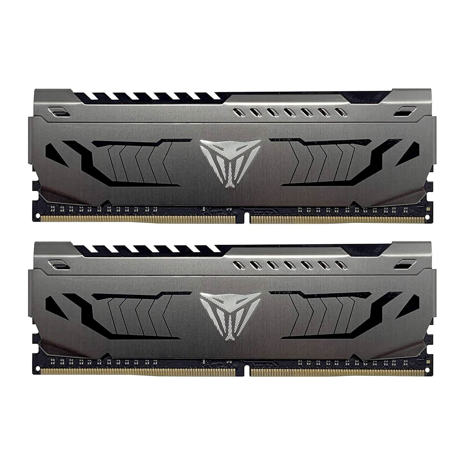 PATRIOT MEMORY VIPER STEEL DDR4 RAM 32GB (2X16GB) 3200MHZ CL16 UDIMM DESKTOP GAMING MEMORY KIT PVS432G320C6K