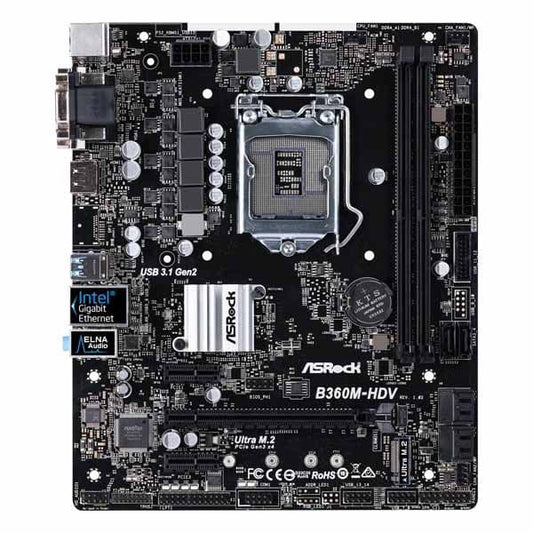 ASROCK B360-HDV DDR4 Intel Motherboard