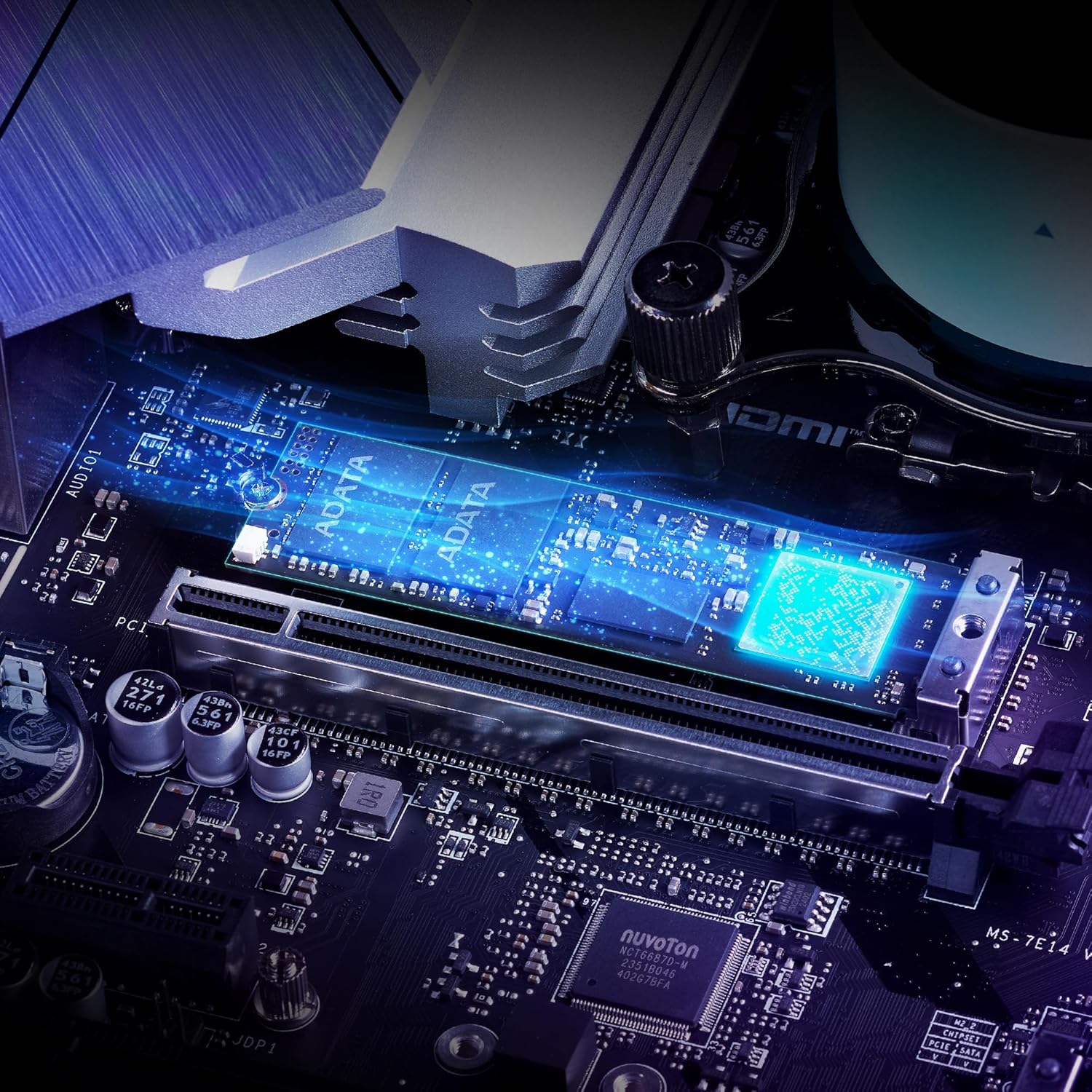 ADATA XPG Mars 980 Blade 1TB PCIe Gen5 x4 Up to 14000MB/s 3D NAND M.2 2280 Solid State Drive (SMAR-980B-1TCS)