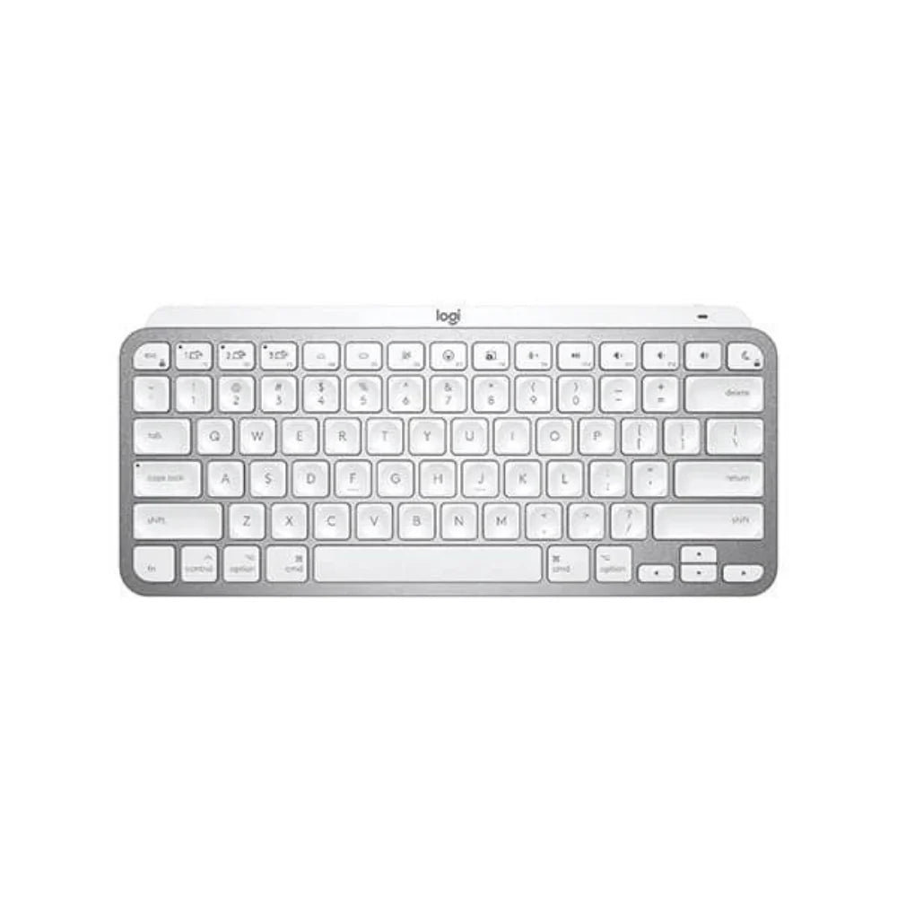 LOGITECH MX Keys Mini MAC Membrane Wireless Keyboard ( Pale Grey )