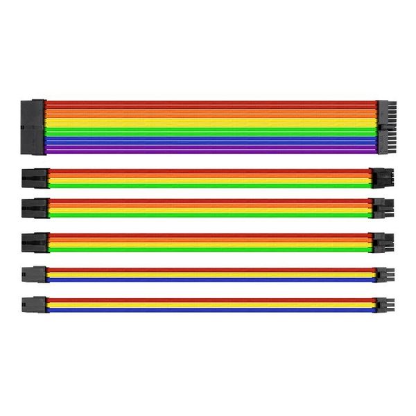 THERMALTAKE TtMod Sleeved Cable (Extension) Rainbow