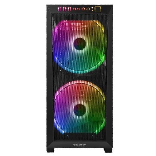 GAMIDIAS Apollo M1 ATX Mid Tower Cabinet (Black)