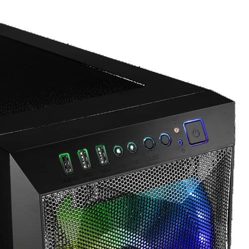 GAMIDIAS Apollo M1 ATX Mid Tower Cabinet (Black)