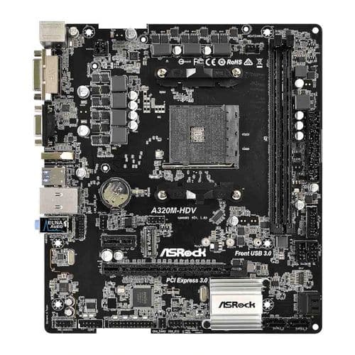 ASROCK A320M-HDV DDR4 AMD Motherboard