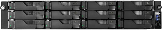 ASUSTOR AS6512RD 12-Bay NAS | 2.5GbE, 8GB DDR4, Energy-Efficient Rackmount Storage Server