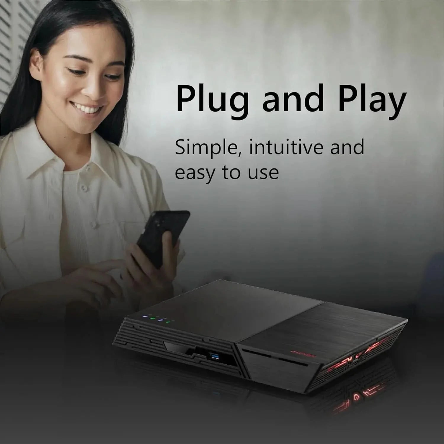ASUSTOR FS6806X 6-Bay NAS | 10GbE, 8GB DDR5, Energy-Efficient NVMe Storage Server