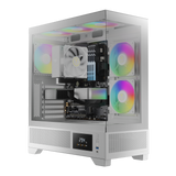 GAMDIAS Atlas M1 ATX Mid Tower ARGB Cabinet ( White )