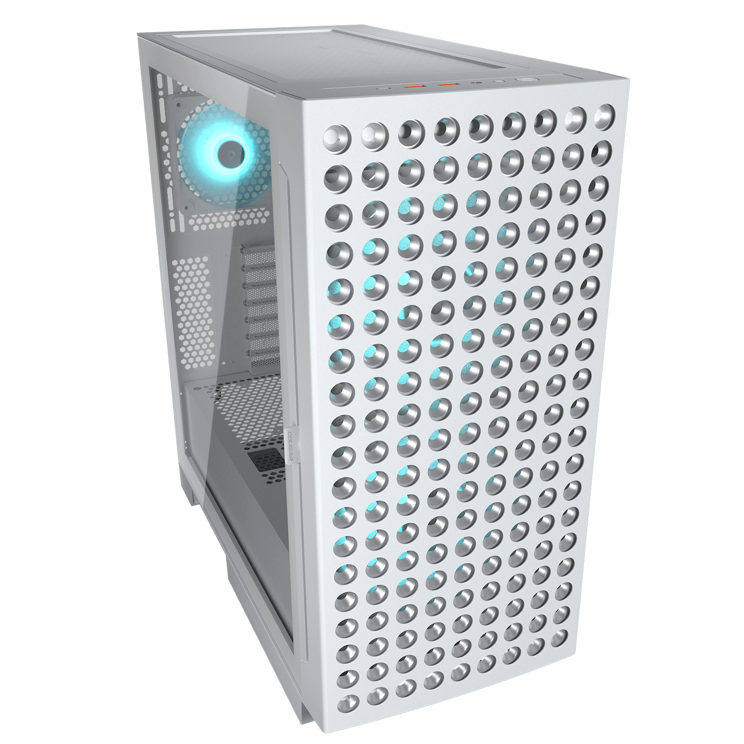 Cougar AIRFACE ECO RGB White Mid Tower Cabinet