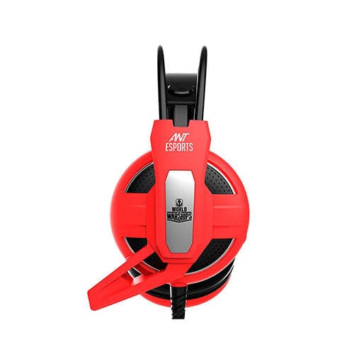 ANT ESPORTS H520W World of Warship License 3.5mm Wired Gaming Headphone ( Red ) ( PC / Playstation / Mobile / Xbox )