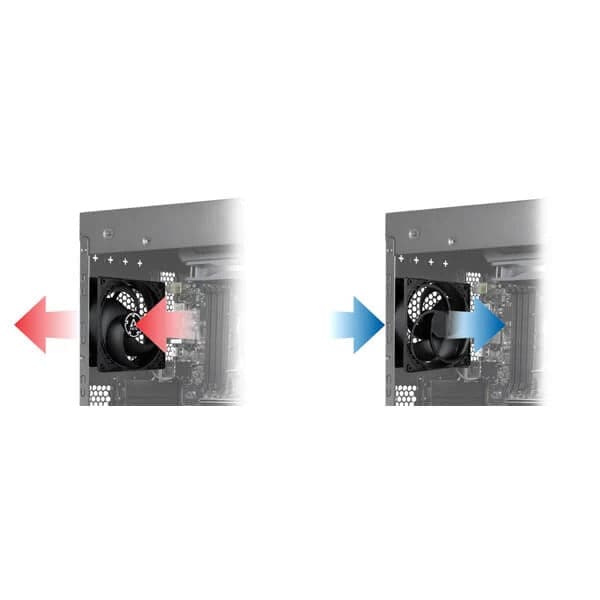 ARCTIC F12 120mm Non-RGB Cabinet Fan (Black) (Single Pack)