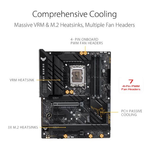 ASUS TUF Gaming Z690-Plus DDR4 Motherboard
