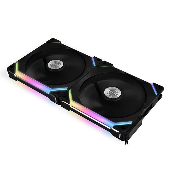 LIAN LI UNI Fan SL140 140mm ARGB Cabinet Fan (Black) (Dual Pack)