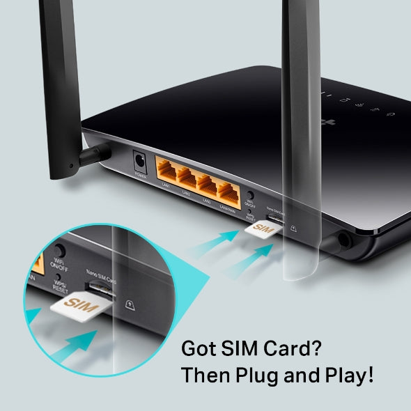 TPLink Archer MR400 AC1200 Wireless Dual Band 4G LTE Router