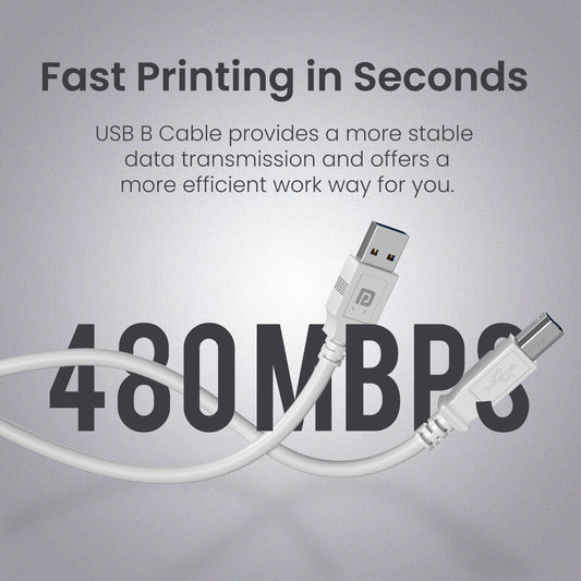 Printlink 3 - USB A To USB B For Printer 3M Cable