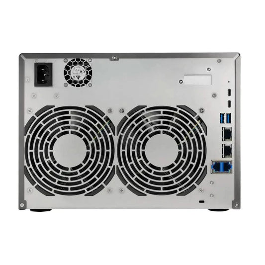 Asustor Lockerstor 10 Gen3 AS6810T 10 Bay NAS, AMD Ryzen Quad-Core 2.3 GHz, 16GB RAM ECC DDR5, 4 M.2 NVMe Slots, Dual 5GbE and Dual 10GbE Port, USB 4.0 Type-C, Network Attached Storage