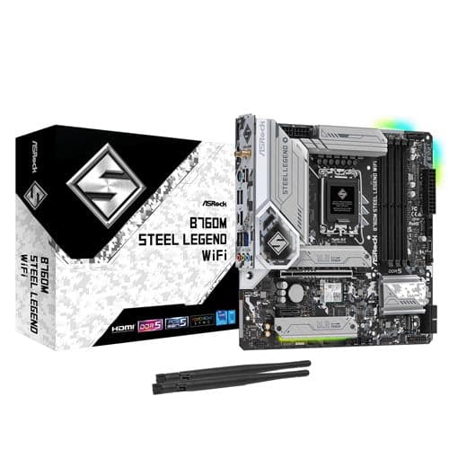 ASROCK B760M Steel Legend Wifi DDR5 Intel Motherboard