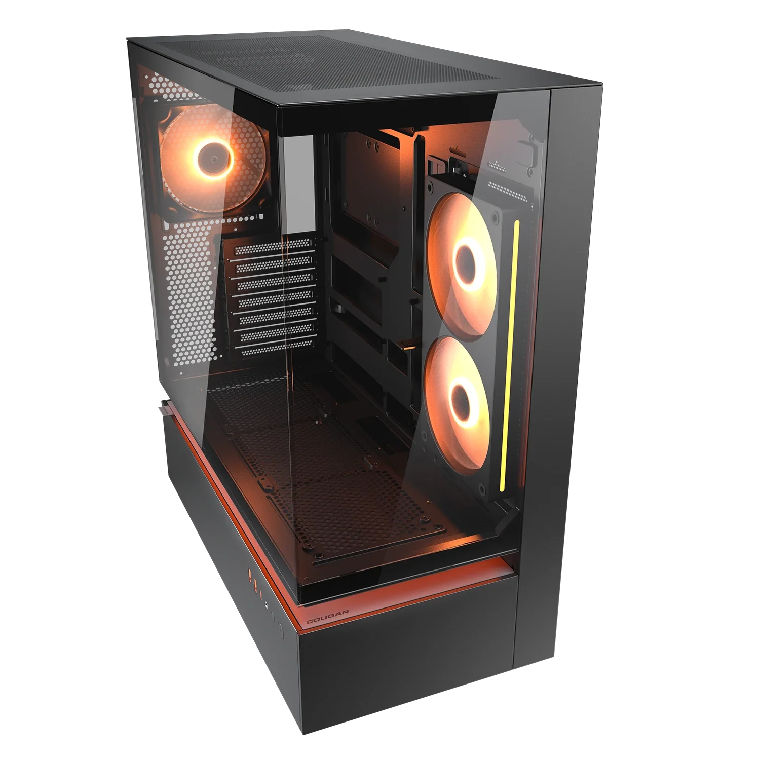 Cougar CFV235 Glass Black Mid Tower Cabinet