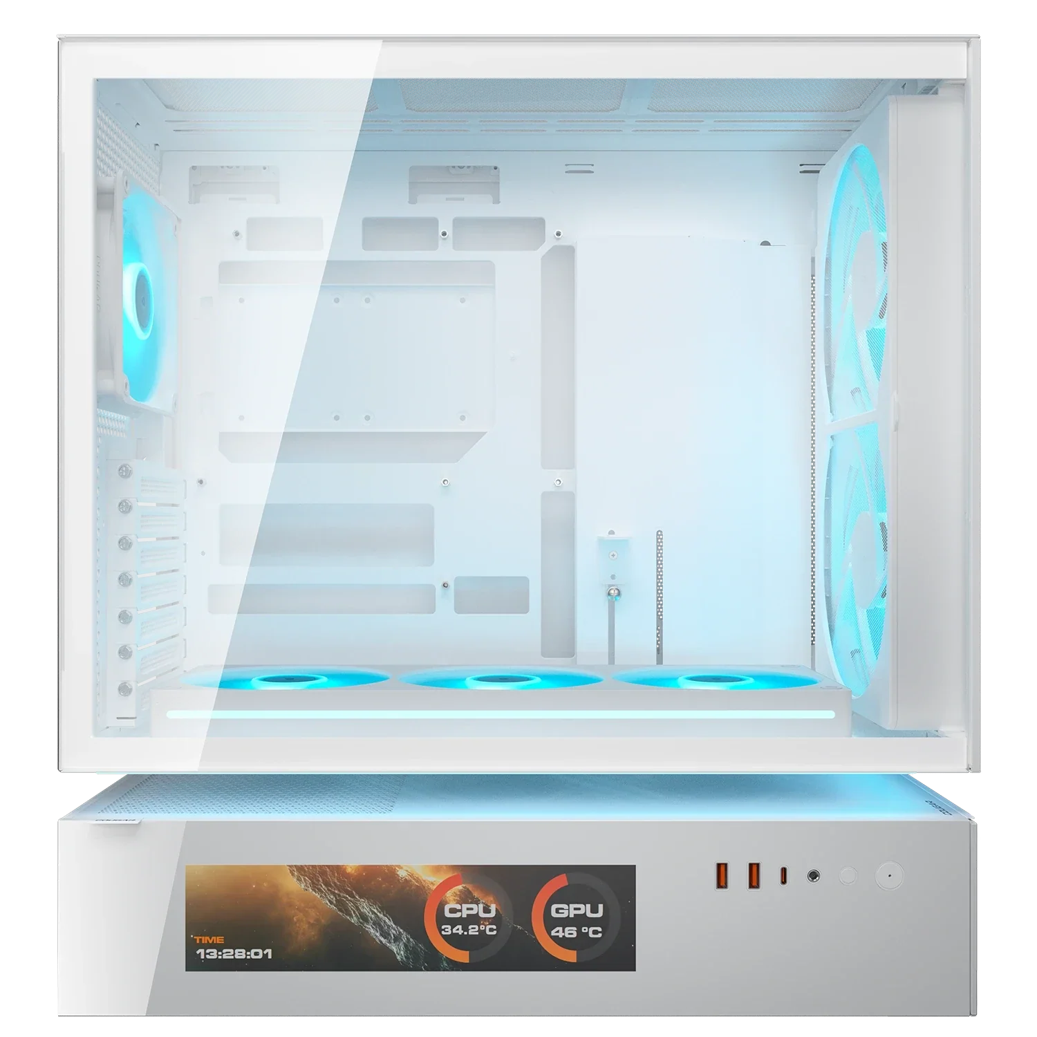 Cougar CFV235 Mesh Vision White Cabinet