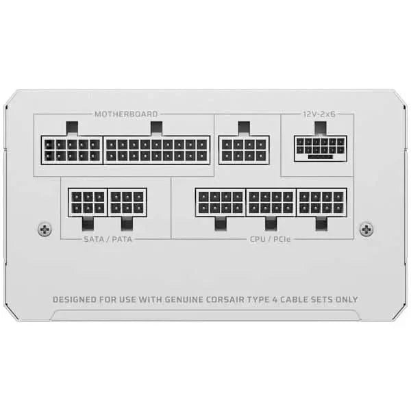 Corsair PSU RMe Series RM1000e - Fully Modular Low-Noise ATX Power Supply - White - CP-9020294-IN