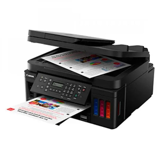 Canon PIXMA MegaTank G7070 All-in-One Wireless Ink Tank Color Printer with Network, FAX and ADF (Black)
