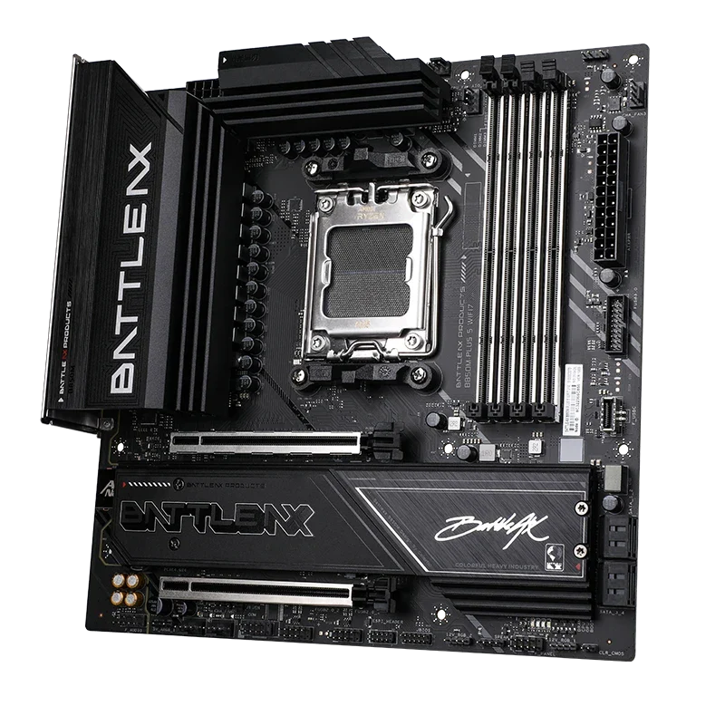 Colorful BATTLE-AX B850M-PLUS S WIFI7 V14 AMD B850 M-ATX Motherboard (Black)