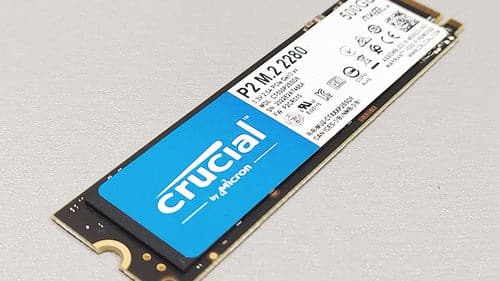 CRUCIAL P2 500GB 3D NAND M.2 NVME Gen3 Internal Solid State Drive ( SSD )