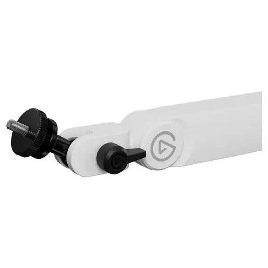Elgato Wave Mic Arm Pro White - 360 Rotatable Low Profile Gas Spring Microphone Arm, Works Mics/Shure SM7B/HyperX QuadCast/Rode/Blue Yeti & More for Broadcasting/Podcasting/Streaming