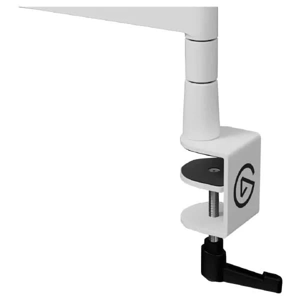Elgato Wave Mic Arm Pro White - 360 Rotatable Low Profile Gas Spring Microphone Arm, Works Mics/Shure SM7B/HyperX QuadCast/Rode/Blue Yeti & More for Broadcasting/Podcasting/Streaming