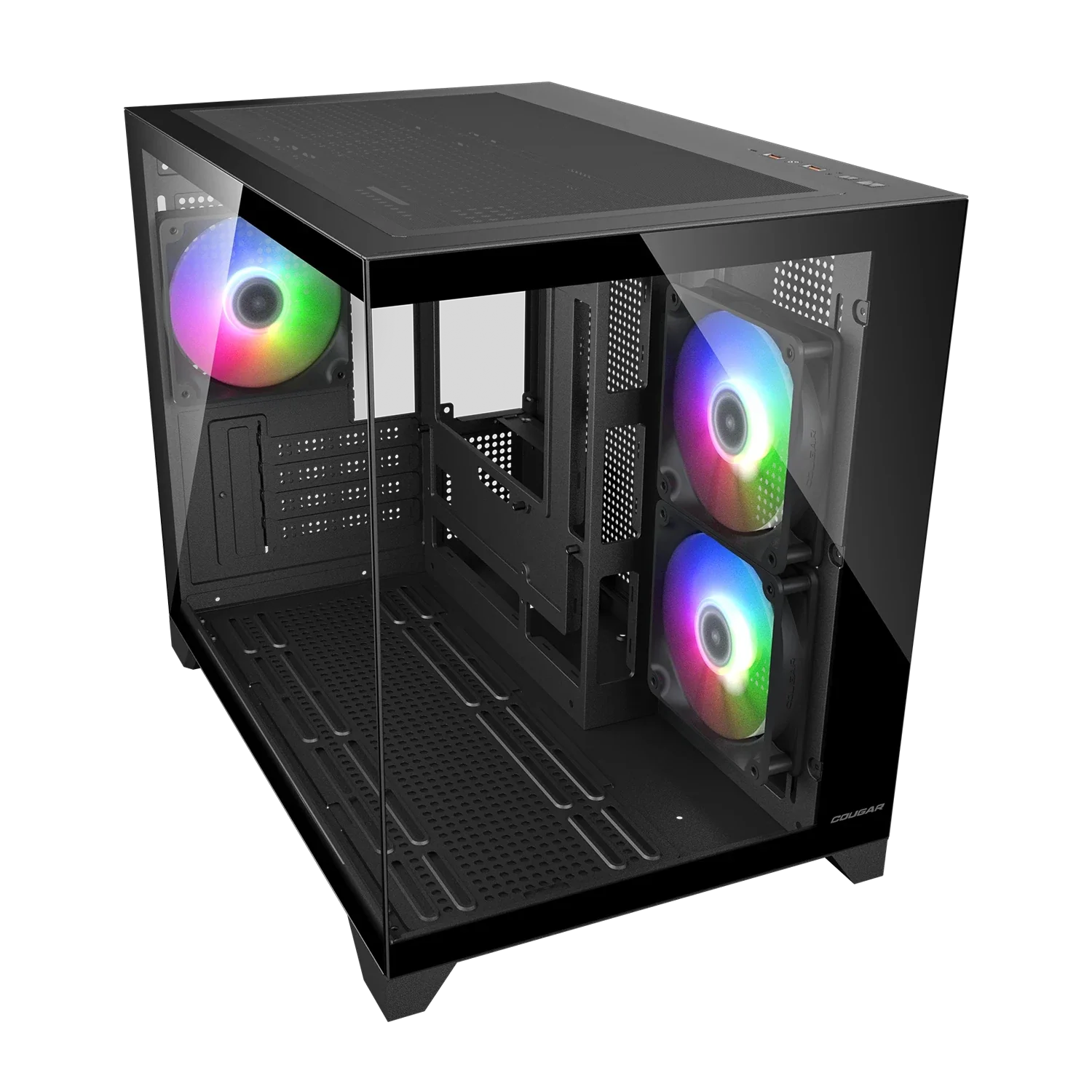 Cougar FV150 mini RGB Black Mini Tower Cabinet