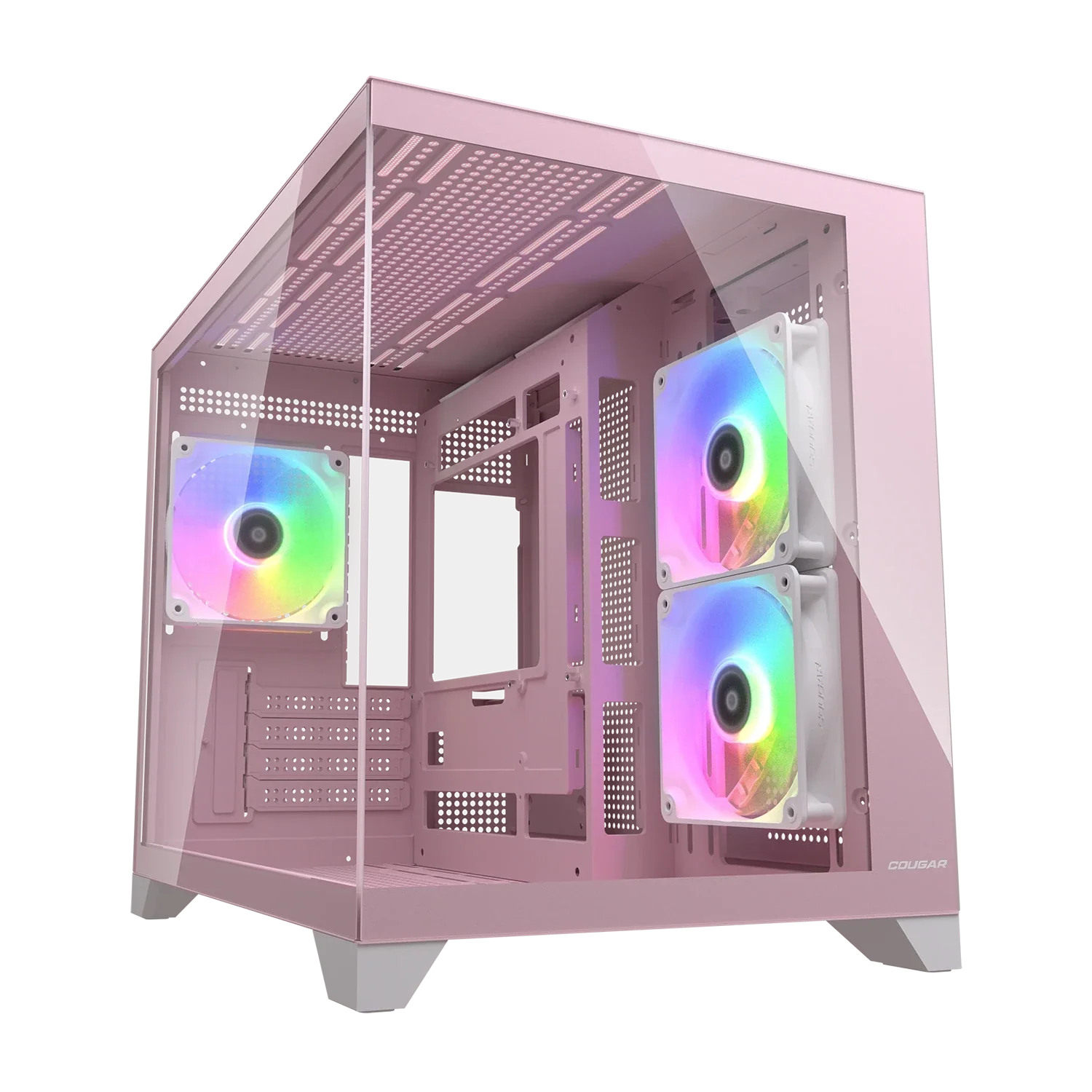 Cougar FV150 mini RGB Pink Mini Tower Cabinet